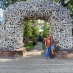 Antler arch in Jackson, WY